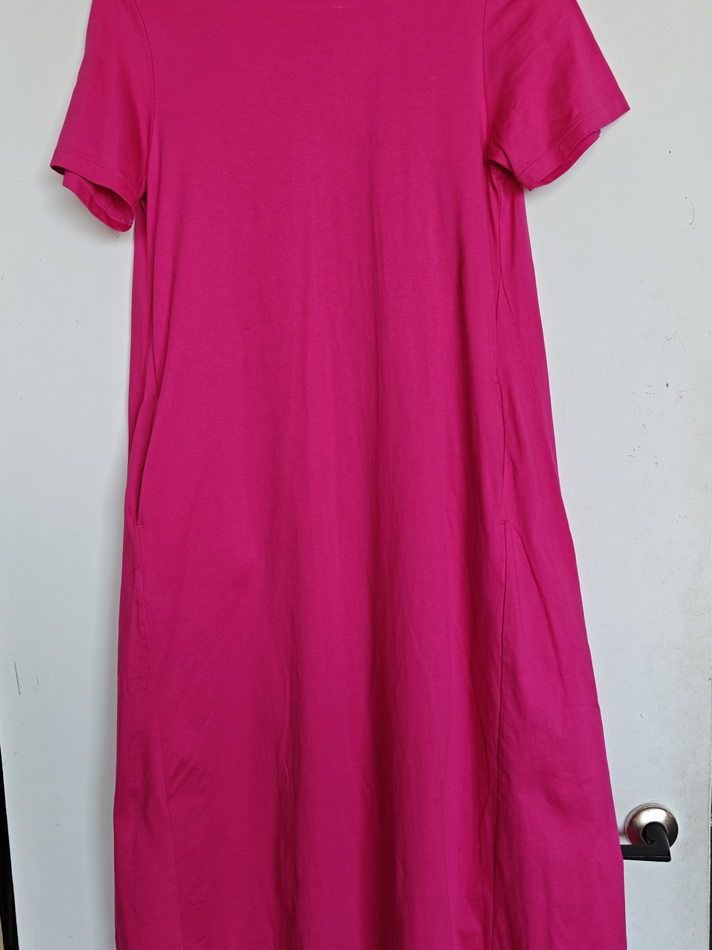 Uniqlo Hot Pink Crew Neck Dress